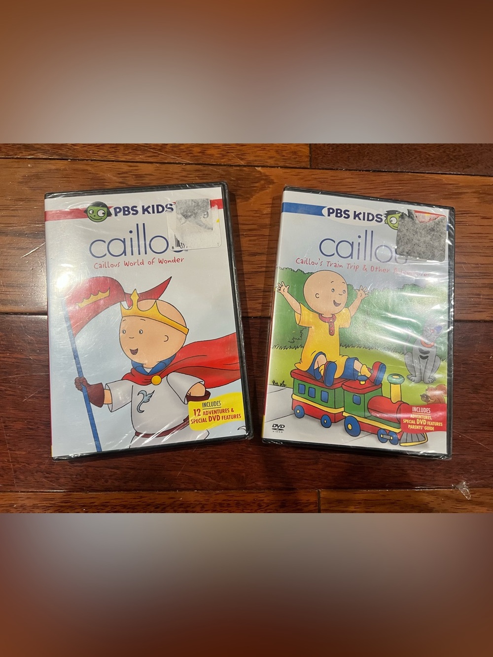 Caillou DVDs, Set of 2, NWT